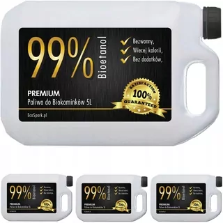 Bioetanol 99% pre Biokrb 20L, PREMIUM biopalivo